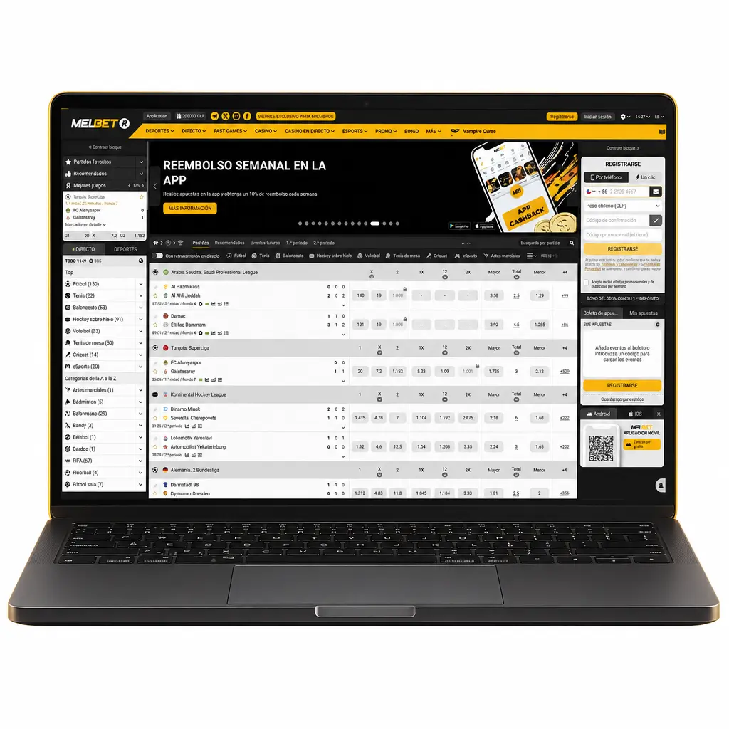 Melbet Chile apuestas deportivas y casino online